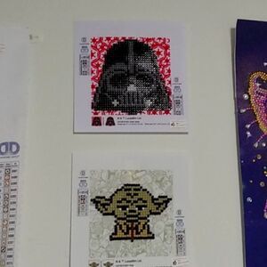 Two Star wars diamond paintings